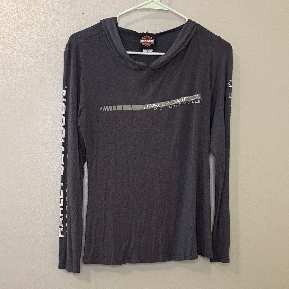 Harley-Davidson Charcoal Long Sleeve Tee